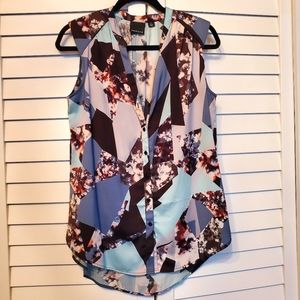 Trouvè padded shoulder blouse